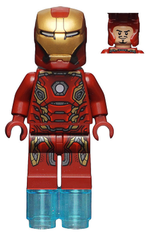 Lego Marvel Minifigura Home de Ferro MK 45 (RARO) - 76029MA