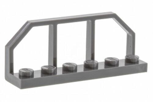 Lego Plate com Corrimo 1x6 - Cinza Escuro - PN 6583 / CN 6112207 / 4211047