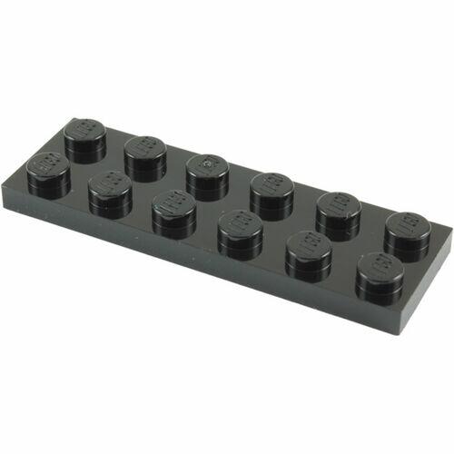 Lego Plate 2x6 - Preto - PN 3795 / CN 379526