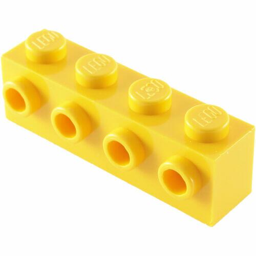 Lego Brick 1x4 c/ studs na lateral - Amarelo - PN 30414 / CN 4164073