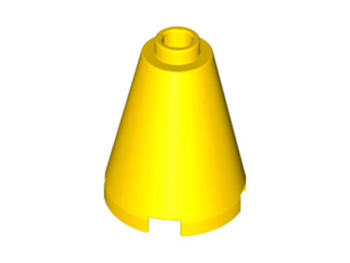 Lego Cone 2x2x2 - Amarelo - PN 3942 / 14918 / 63417 / CN 394224 / 6022159 / 6055404