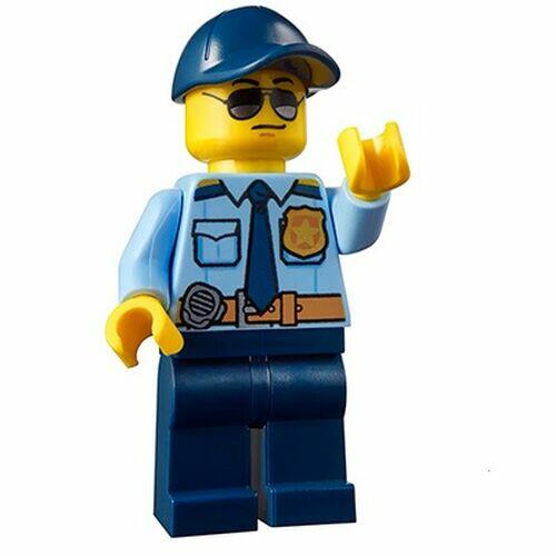 Lego City - Minifigura Policial de Gravata - 60275A