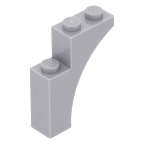 Lego Arco 1x3x3 - Cinza Claro - PN 13965 / CN 6225228