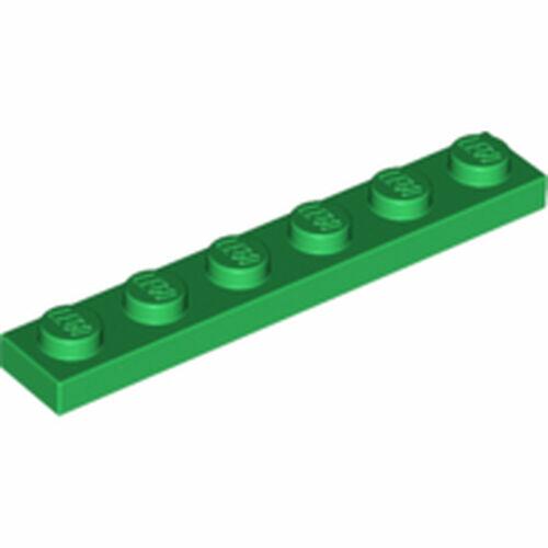 Lego Plate 1x6 - Verde - PN 3666 / CN 366628