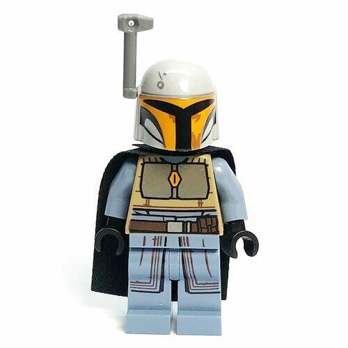 Lego Star Wars Minifigura - Guerreiro Mandaloriano Capacete Cinza - 75267C