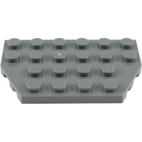 Lego Plate 4x6 sem cantos - CInza Escuro - PN 32059 / CN 4210652 / 4521572