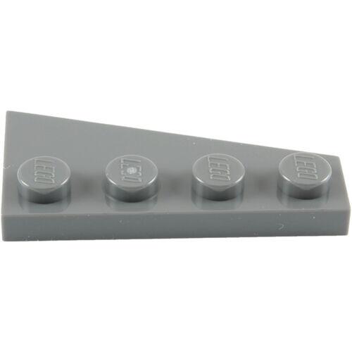 Lego Plate Asa / Wing 2x4 Esquerdo - Cinza Escuro - PN 41770 / 63333 / CN 4210788