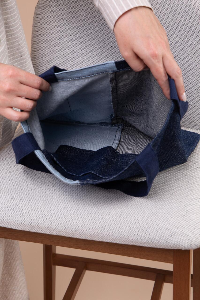Comprar Bolsa Grande Ecobag Jeans - 27231