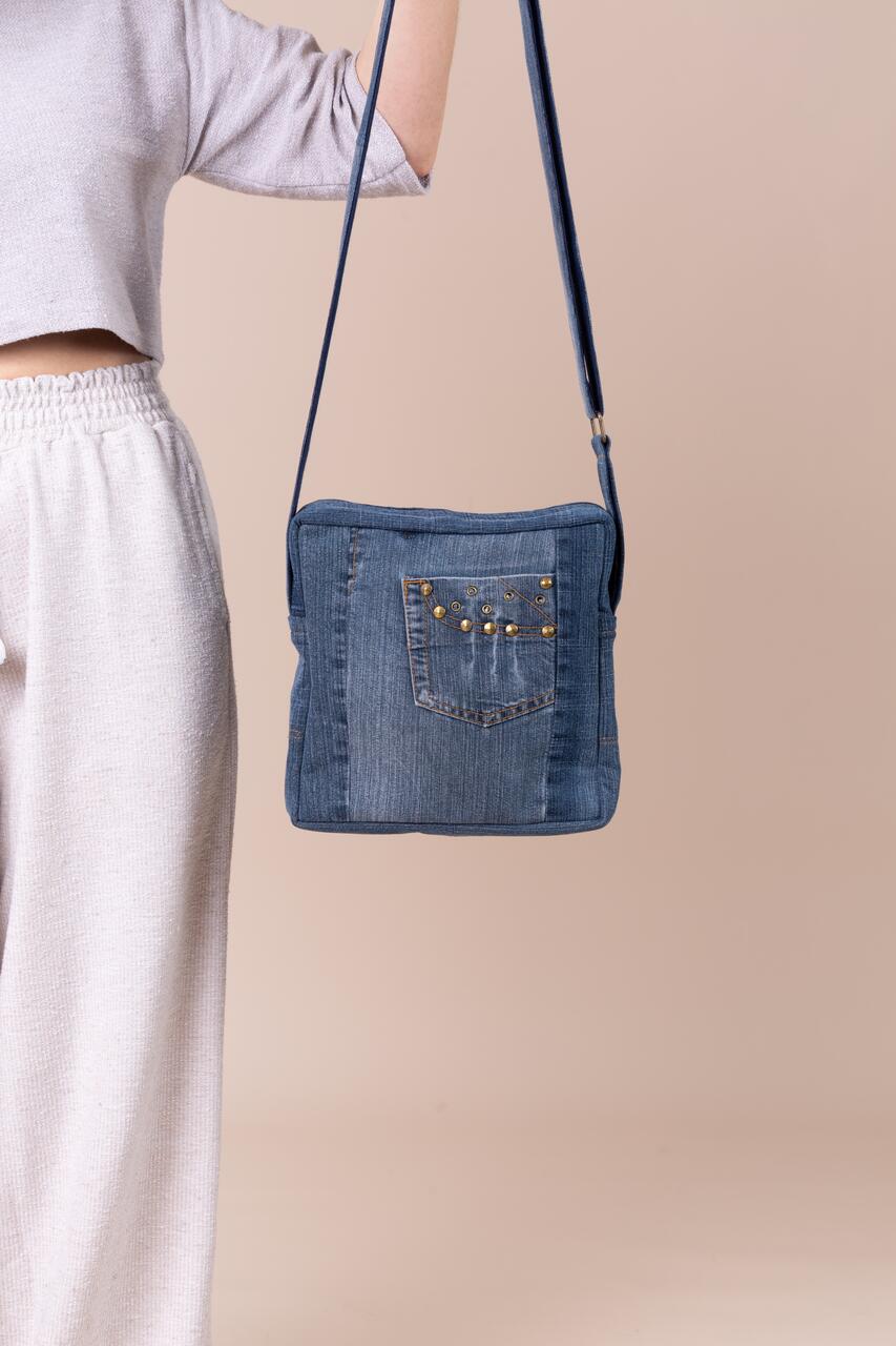 Comprar Bolsa Jeans Tiracolo Maxi - 27548