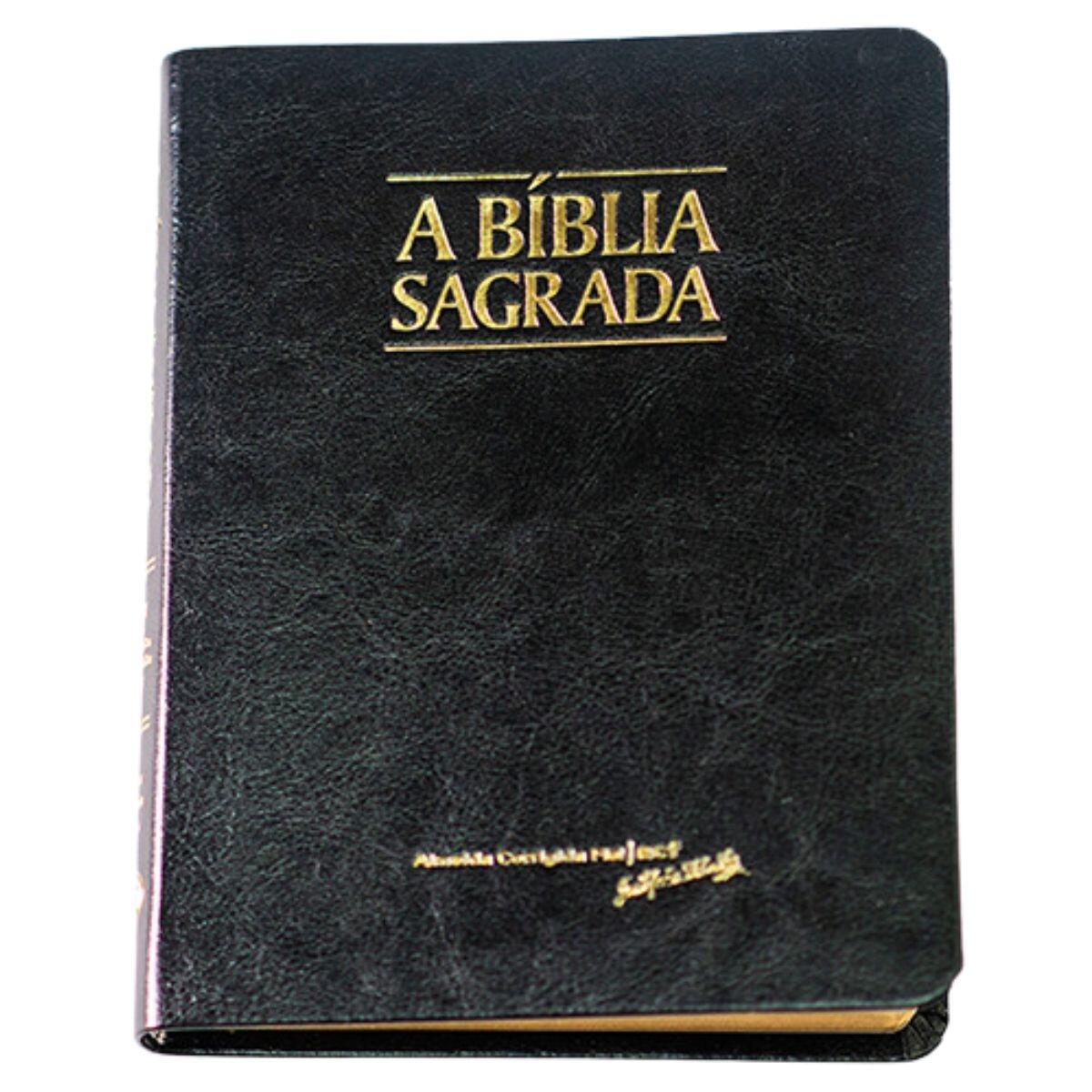 Comprar Bíblia Sagrada Slim Média | ACF | Letra Normal | Capa Preto Luxo