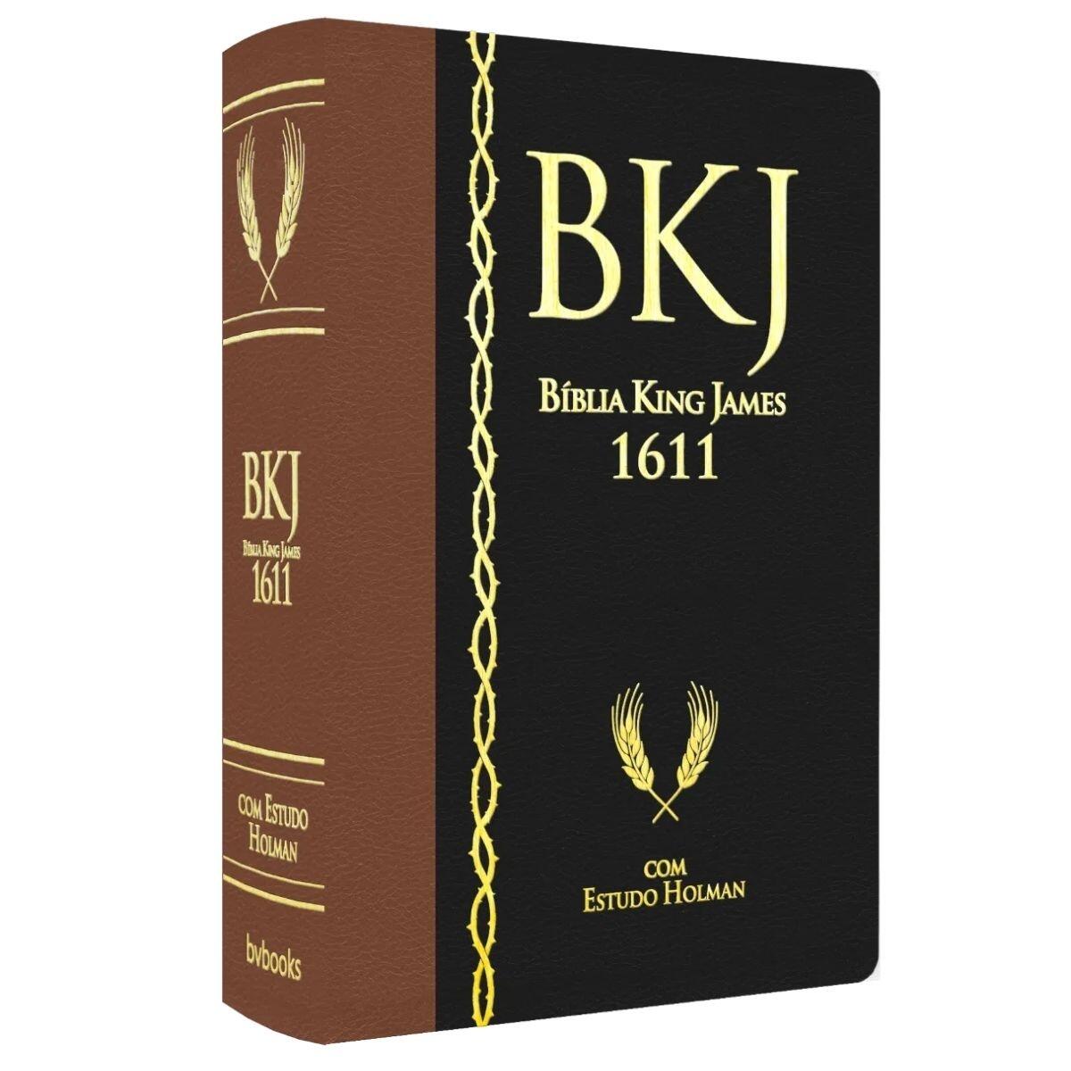 Comprar Bíblia King James 1611 com Estudo Holman | Mapas | Palavras de ...