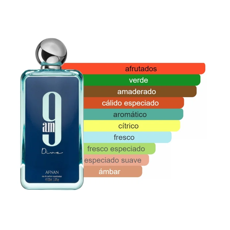 Comprar Afnan 9AM Dive 100ml - Masculino - R$285,00 - Atlantico Stor