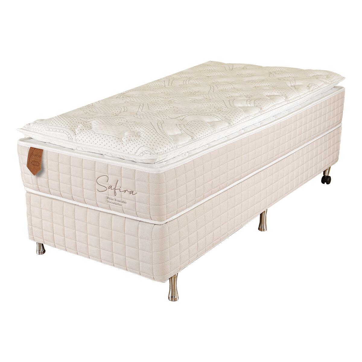 Cama Box Solteiro Prorelax Safira 78x188x71 | Modema