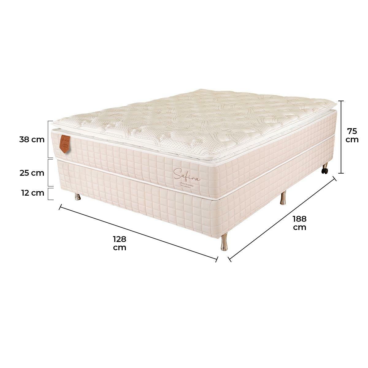 Cama Box de Viúva Prorelax Safira 128x188x71 | Modema