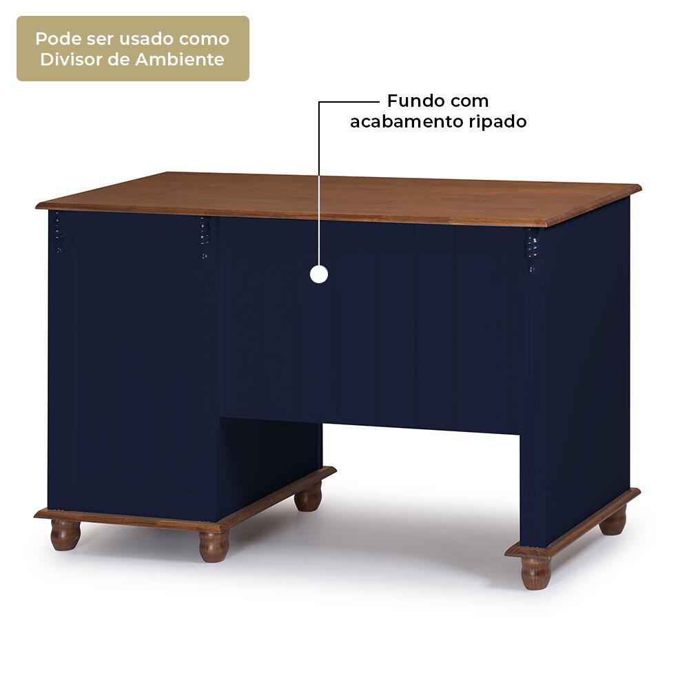 Escrivaninha 3 Gavetas Retrô 50605 Linz Móveis