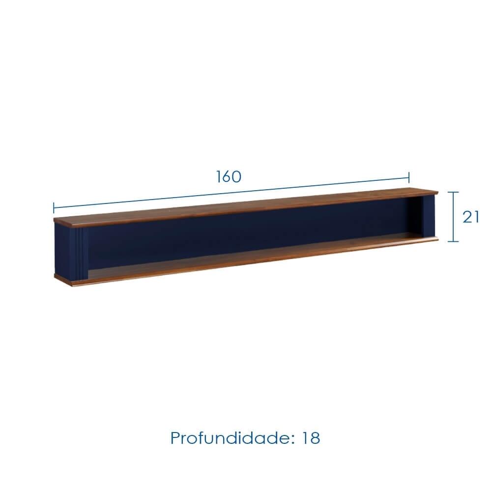 Porta Temperos 160cm Cozinha Hannover Linz Móveis | Modema