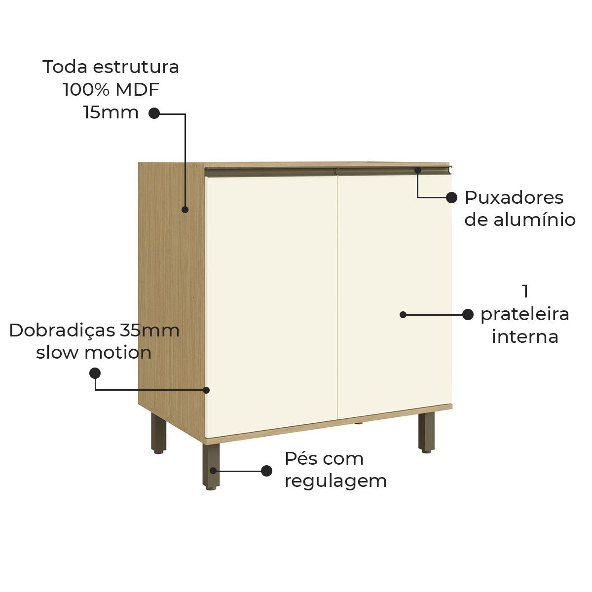 Balcão de Cozinha Nova Dubai Casamia 3938