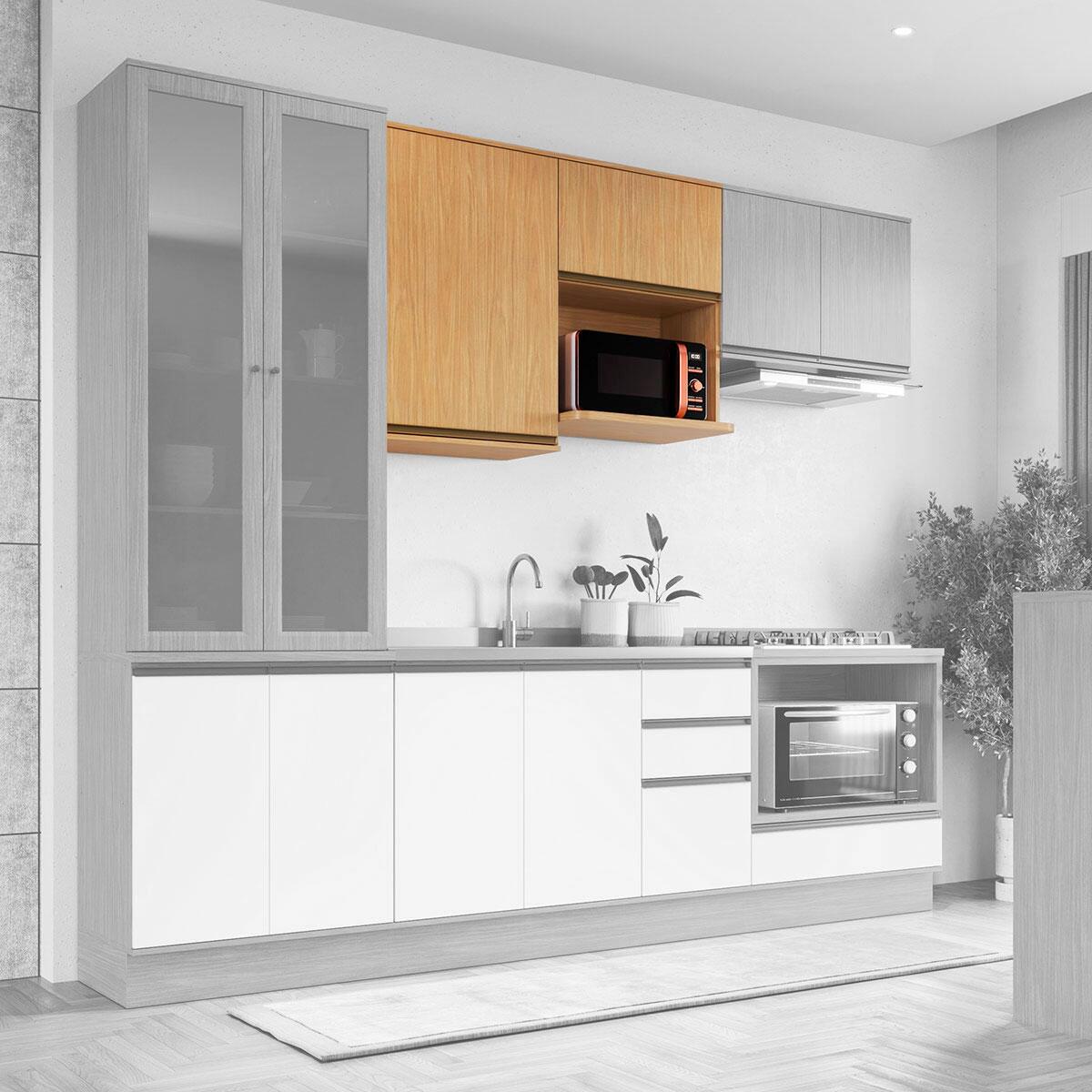 Armário Aéreo de Cozinha Nova Dubai Casamia 3961