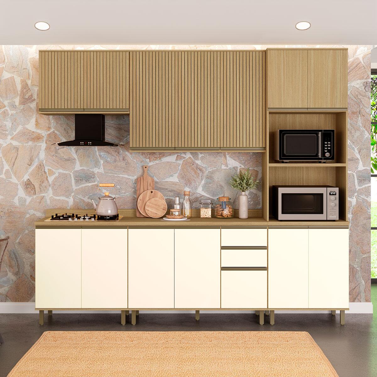 Cozinha Completa 13 Portas Nova Dubai Casamia AMB01