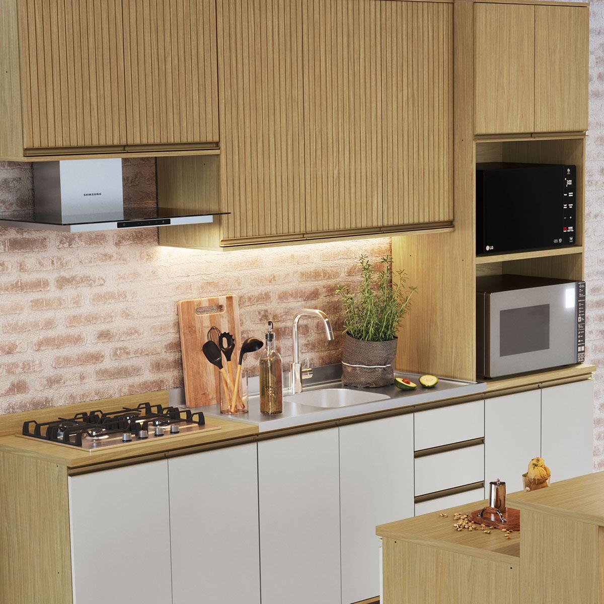 Cozinha Completa 15 Portas Nova Dubai Casamia AMB06