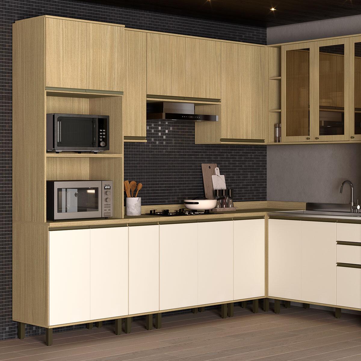 Cozinha Completa 22 Portas Nova Dubai Casamia AMB12