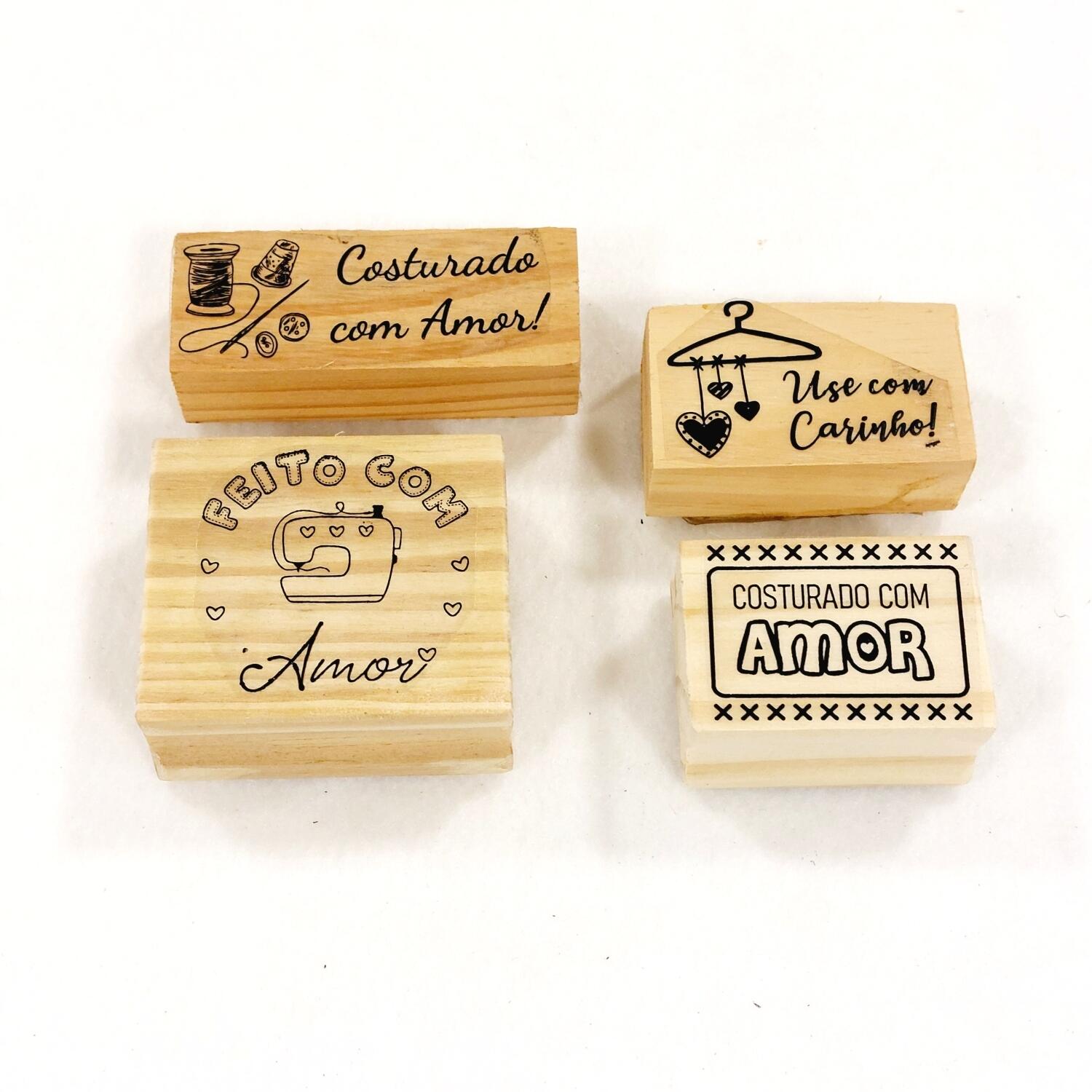 Comprar Carimbos de Madeira, Linha Atelier Costura - KTR - de R$13,30 a ...