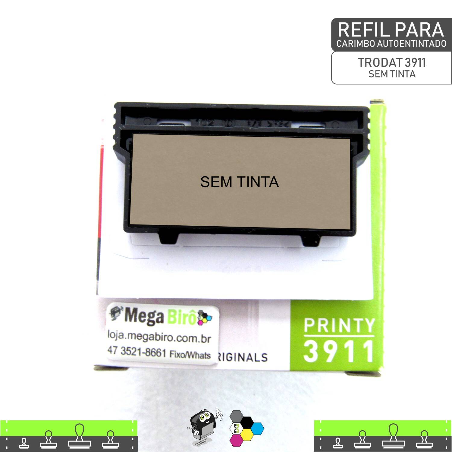Refil TRODAT 3911 - para Carimbo Autoentintado