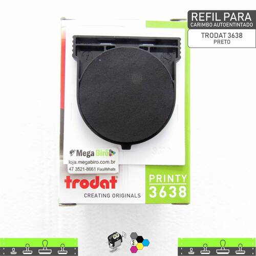 Refil TRODAT 3638 - para Carimbo Autoentintado