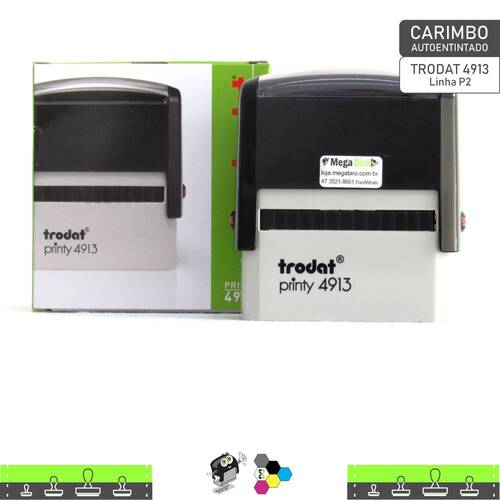 Carimbo Autoentintado TRODAT 4913 - Linha P2