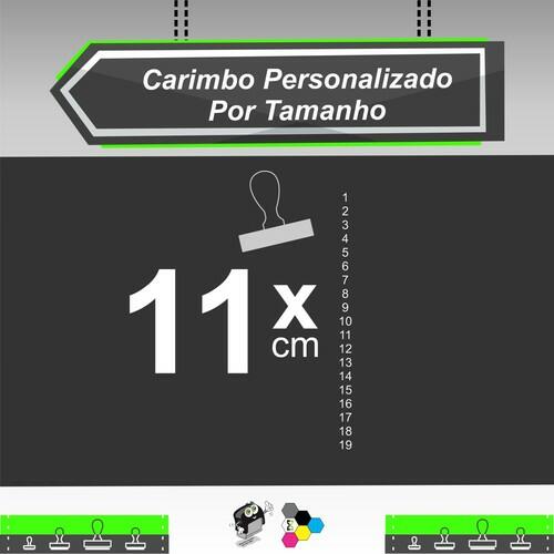Carimbo em Madeira 11 cm