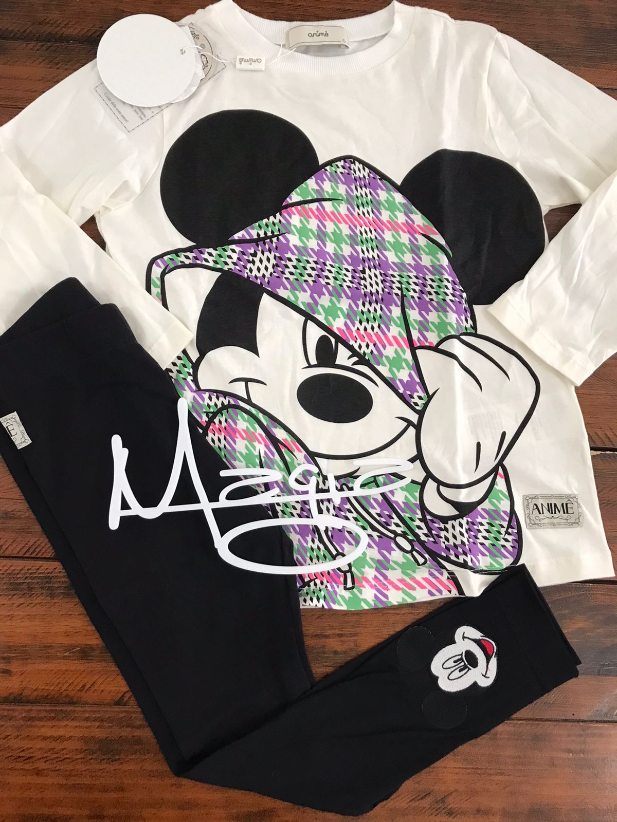 Maxi Blusa Outfit Blusa Mickey Camisa Maxi Blusón Mickey Rosa