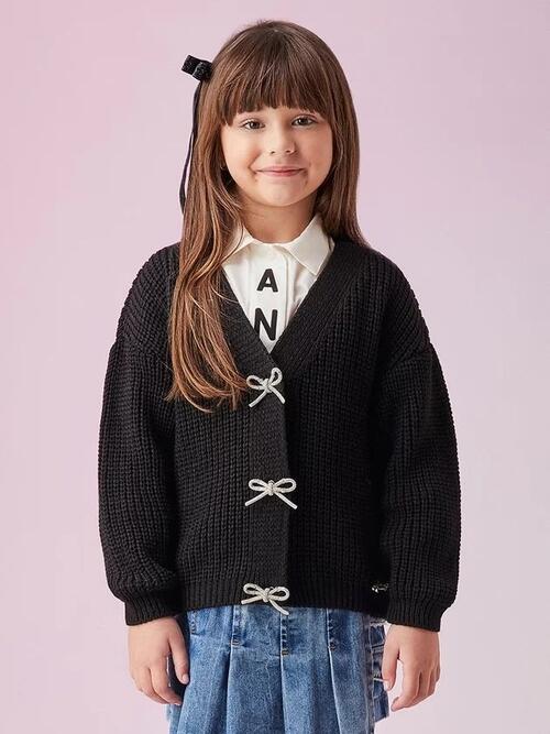 Comprar CARDIGAN DE TRICOT COM LAÇOS DE STRASS
