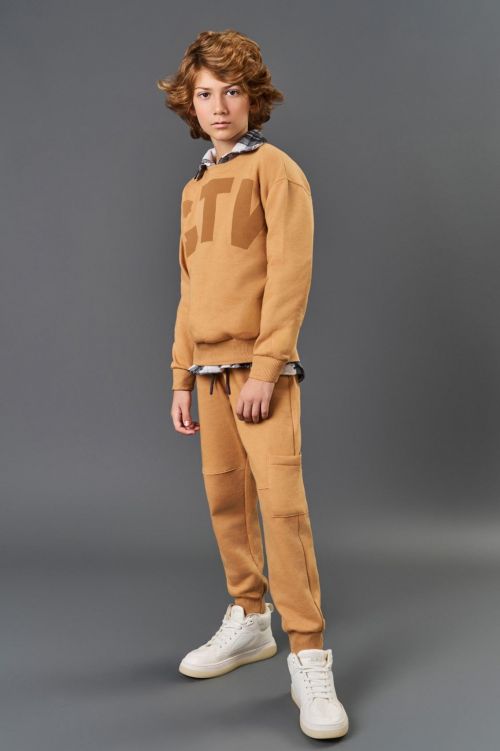 Comprar CONJUNTO CARAMELO MOLETOM PELUCIADO COM CALÇA JOGGER