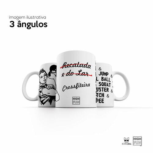 Caneca Girl Power Crossfiteira
