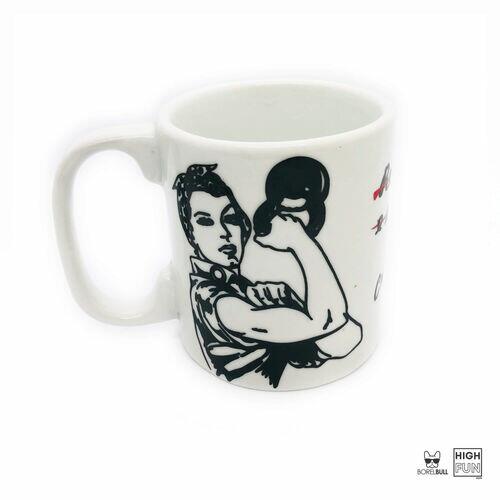 Caneca Girl Power Crossfiteira