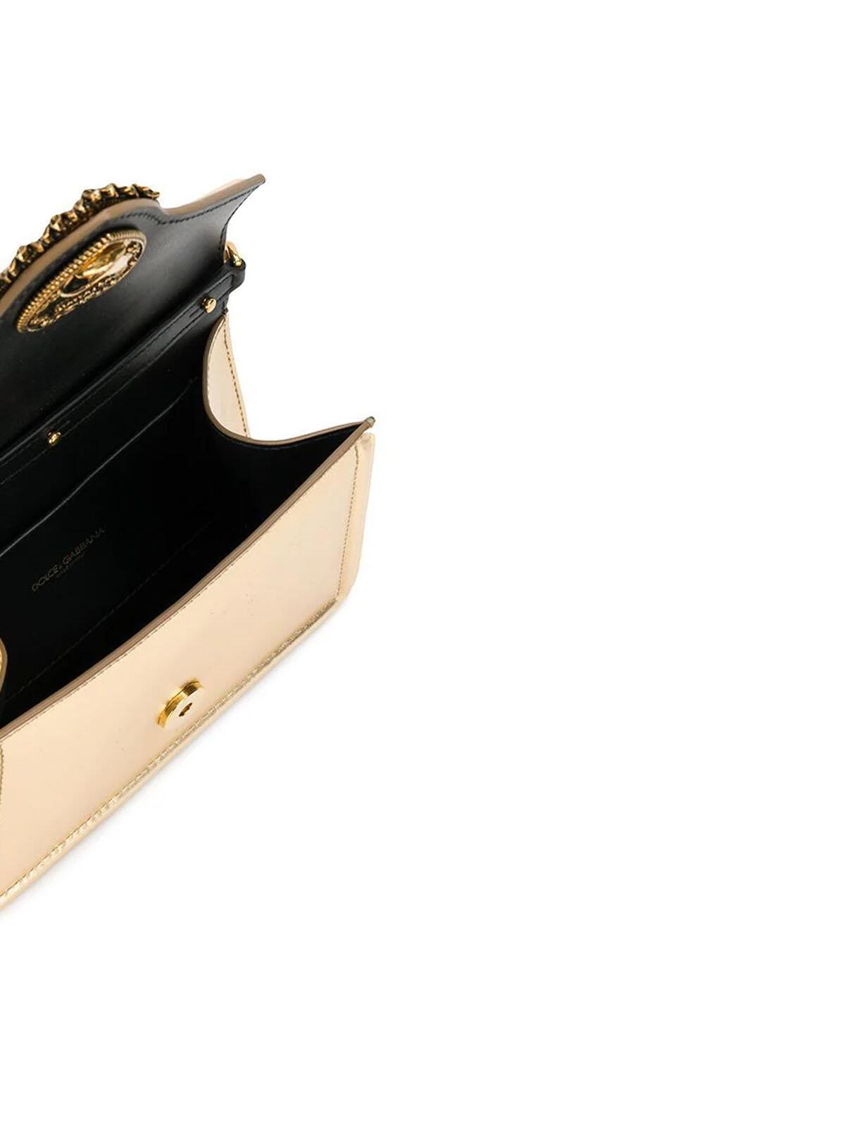 Comprar Bolsa DG tote Devotion pequena Dourada - R$3.300,00 - ZIVOR