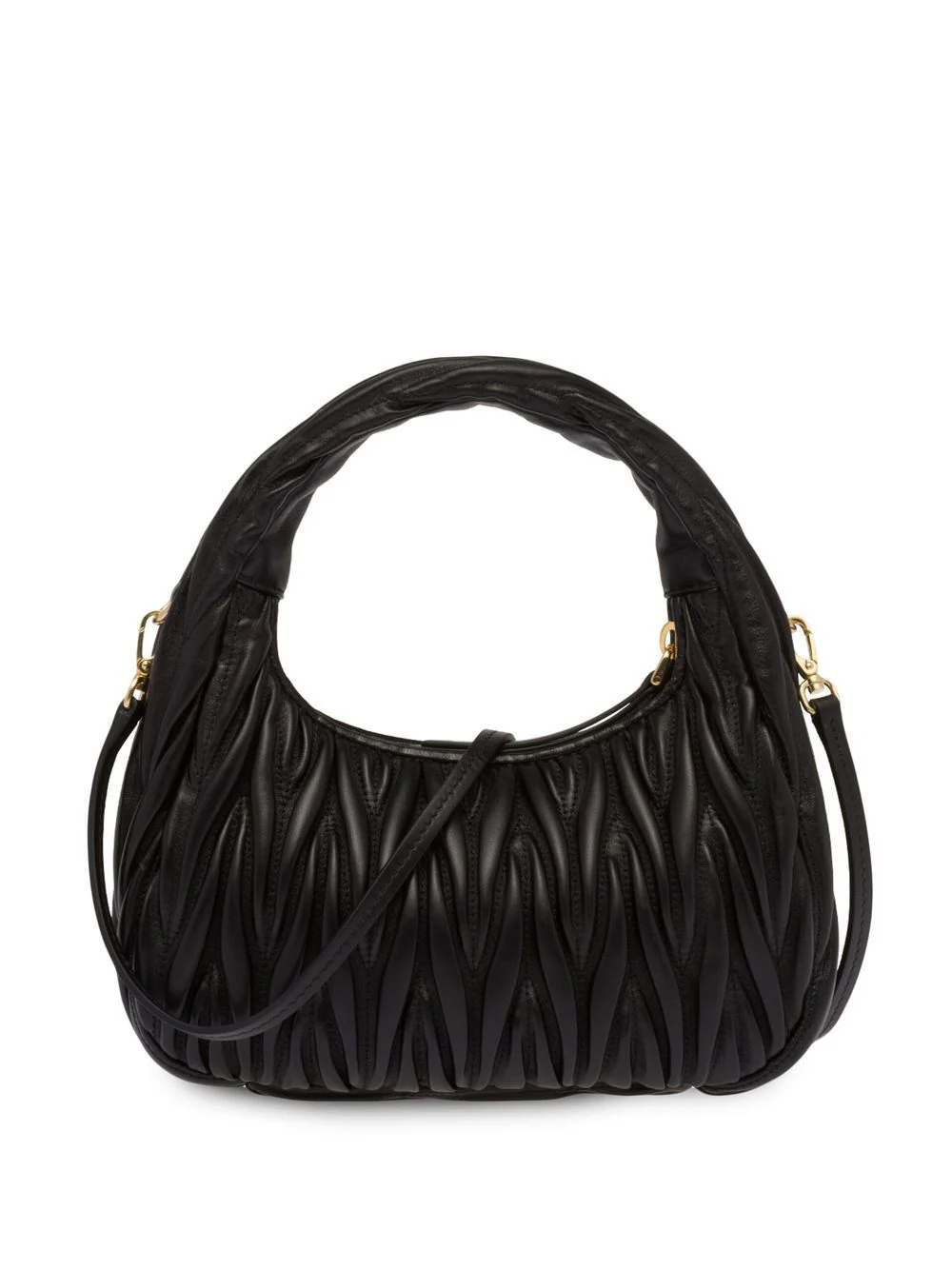Comprar Bolsa hobo Miu Wander matelassê mini Miu Miu - R$3.100,00