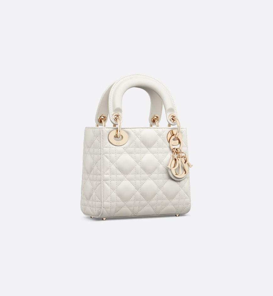 Lady Dior バック ミニ Comprar Bolsa Lady Dior míni Preta Latte - R$2.310,00 - ZIVOR