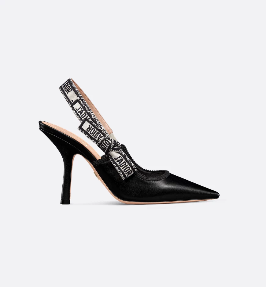 Comprar Scarpin slingback J'Adior Couro de vitelo preto - R$1.852,50