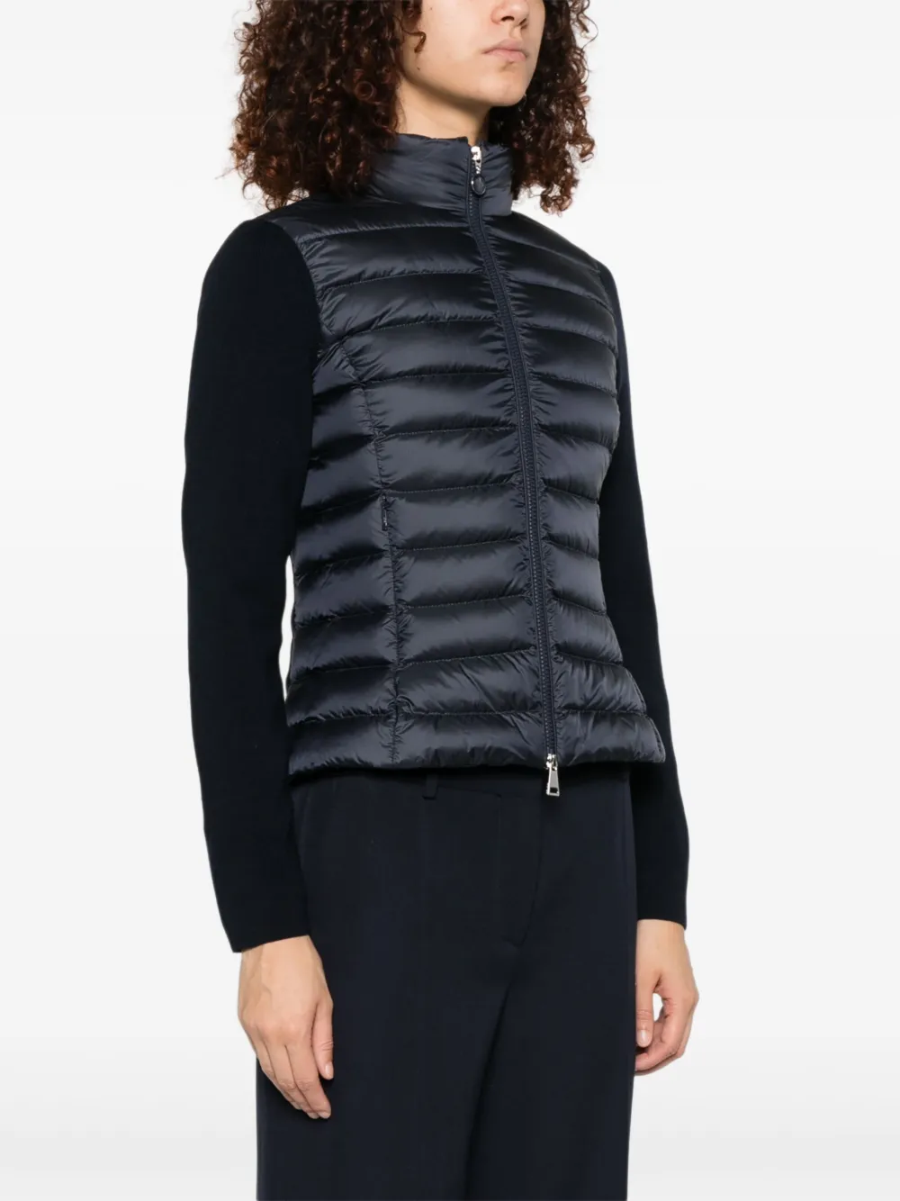 チマローザ【MONCLER】MAGLIA CARDIGAN ダブルジップ MONCLER モンクレール MAGLIA CARDIGAN グレー 長袖 パーカー ジップ