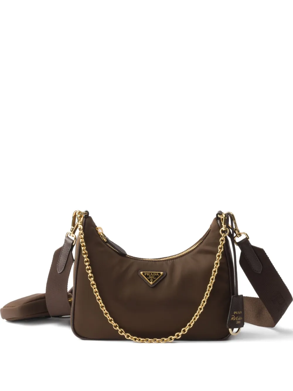 Comprar Bolsa hobo Miu Wander matelassê Prata Miu Miu - R$1.550,00