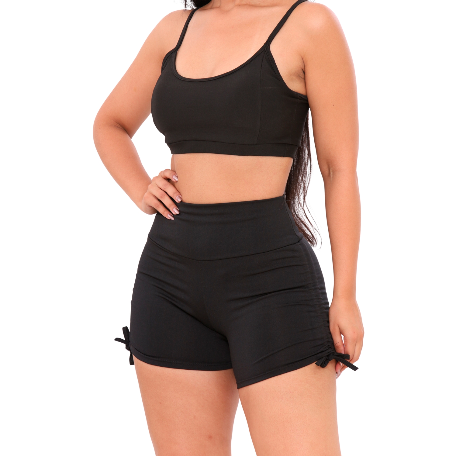 Conjunto Short Curto com Cordinha Academia Trix Fit - Main Image