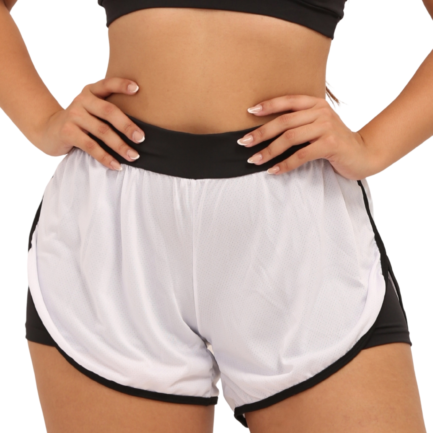 Kit Shorts Duplo Feminino Roupa Academia Trix Fit