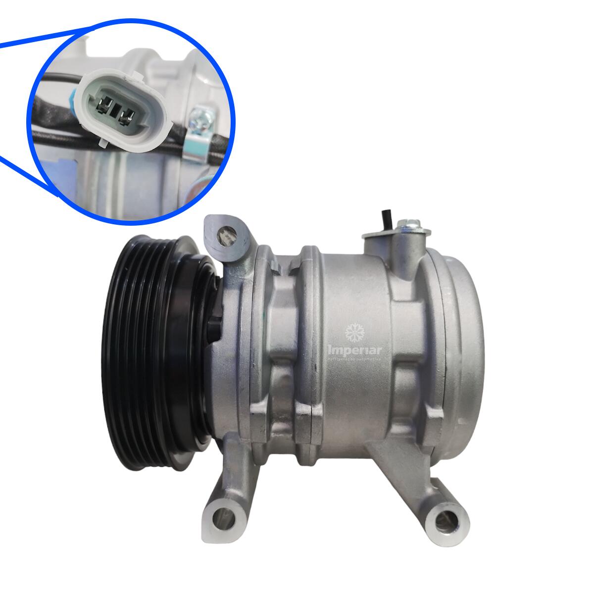 COMPRESSOR CALSONIC FIAT PALIO FIRE / UNO FIRE 2006>2012 3 PASSANTES ...
