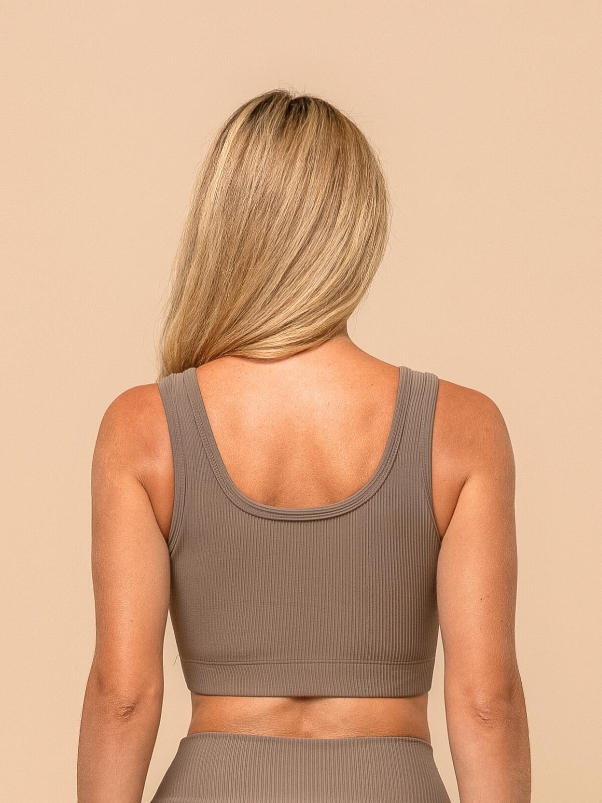 Top Jade Rib Canelado | Alças Largas, Decote U e ideal para yoga
