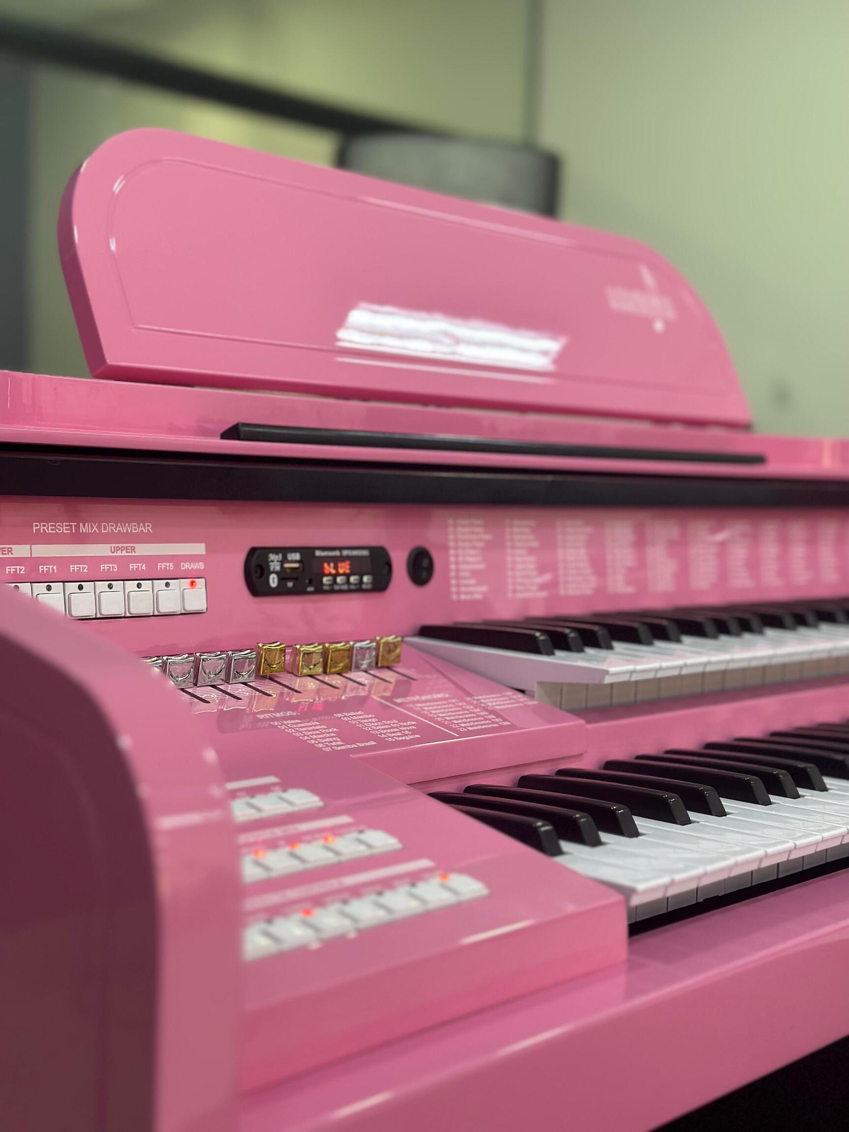 Comprar Órgão Eletrônico Harmonia HS-95 Rosa Pink - a partir de R
