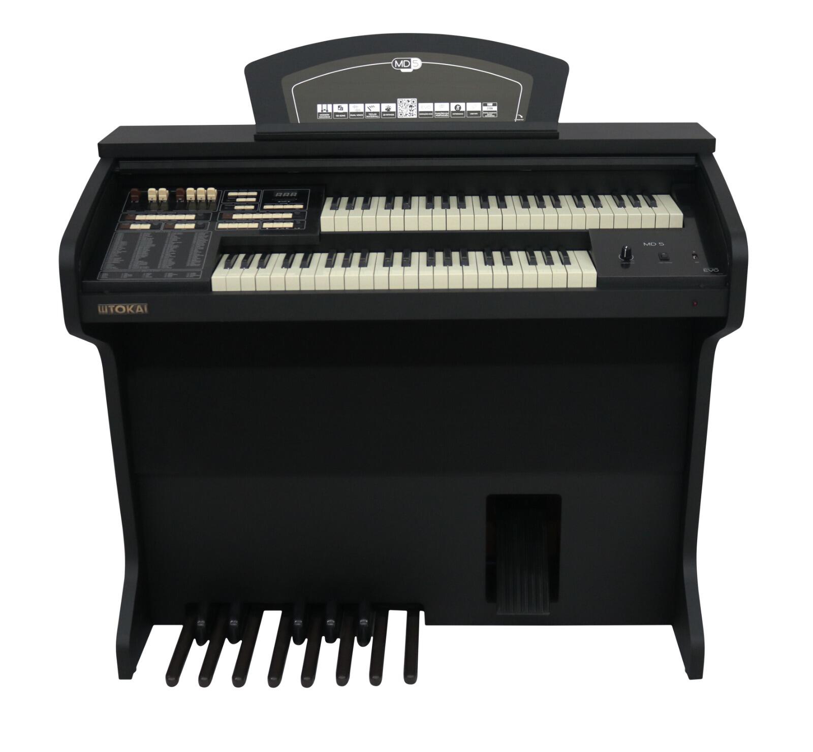 Comprar Órgão Eletrônico TOKAI MD-5 Preto Fosco - a partir de R