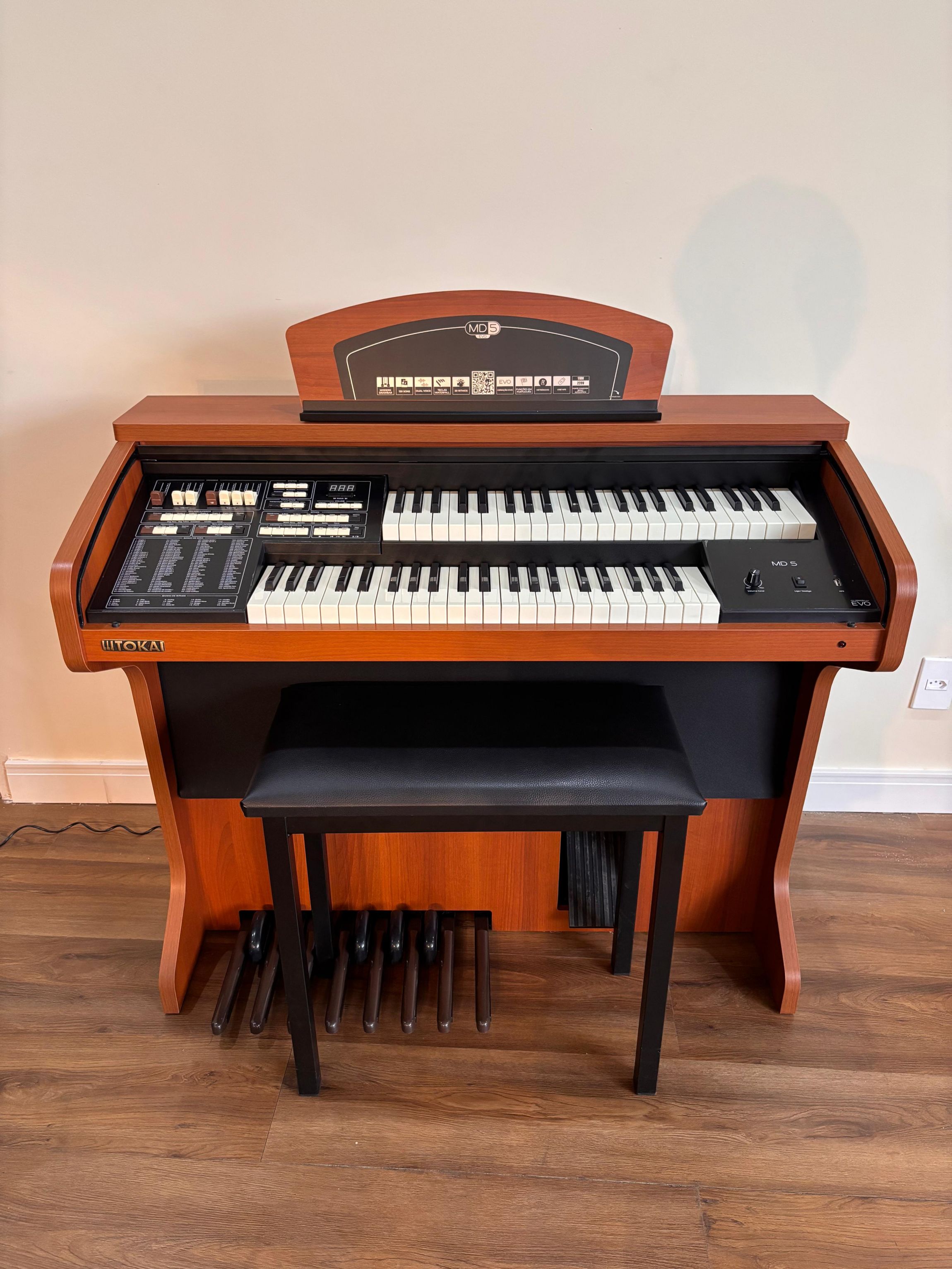 Comprar Órgão Eletrônico TOKAI MD-5 Cedro - a partir de R$7.876,80