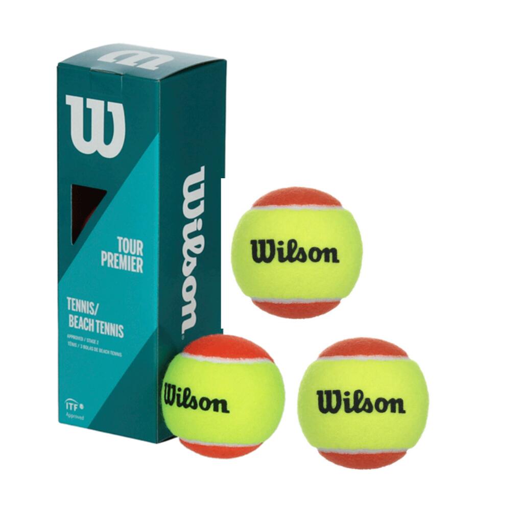 Comprar Bola Beach Tennis Tour - Wilson Kit 3un - a partir de R$62,91