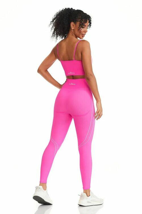 Comprar Legging Empina Bumbum Seamless  Pink Euforia - Caju Brasil - Wave  Beach Tennis Store Maringá